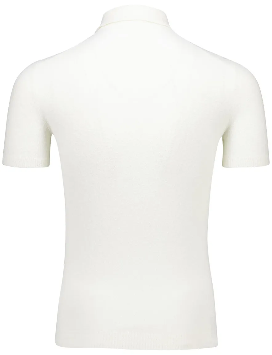 Gentiluomo polo ecru nylon