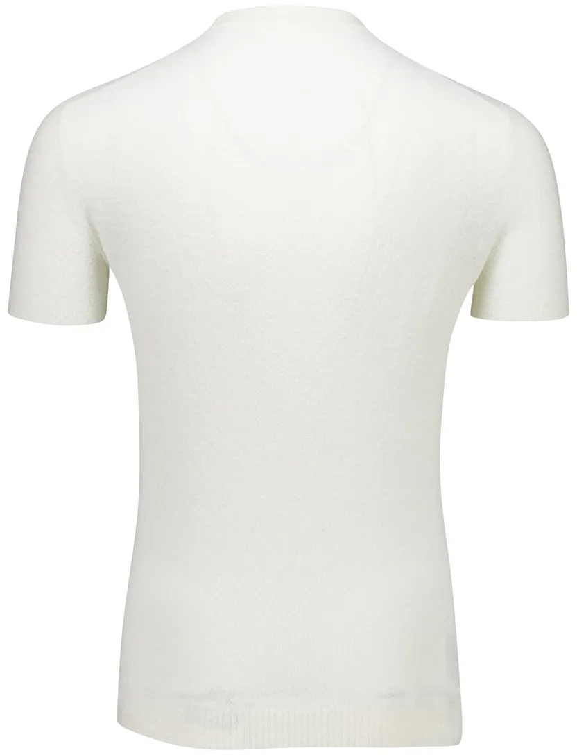 Gentiluomo T-shirt ronde hals wit korte mouw