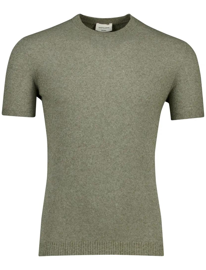 Gentiluomo T-shirt groen gemêleerd nylon
