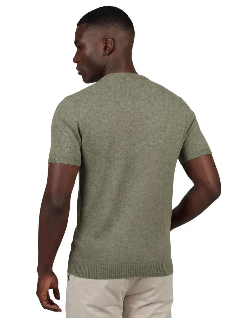 Gentiluomo T-shirt groen gemêleerd nylon