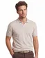 Gentiluomo poloshirt korte mouw beige gemêleerd