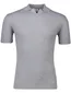 Gentiluomo poloshirt grijs effen normale fit structuur