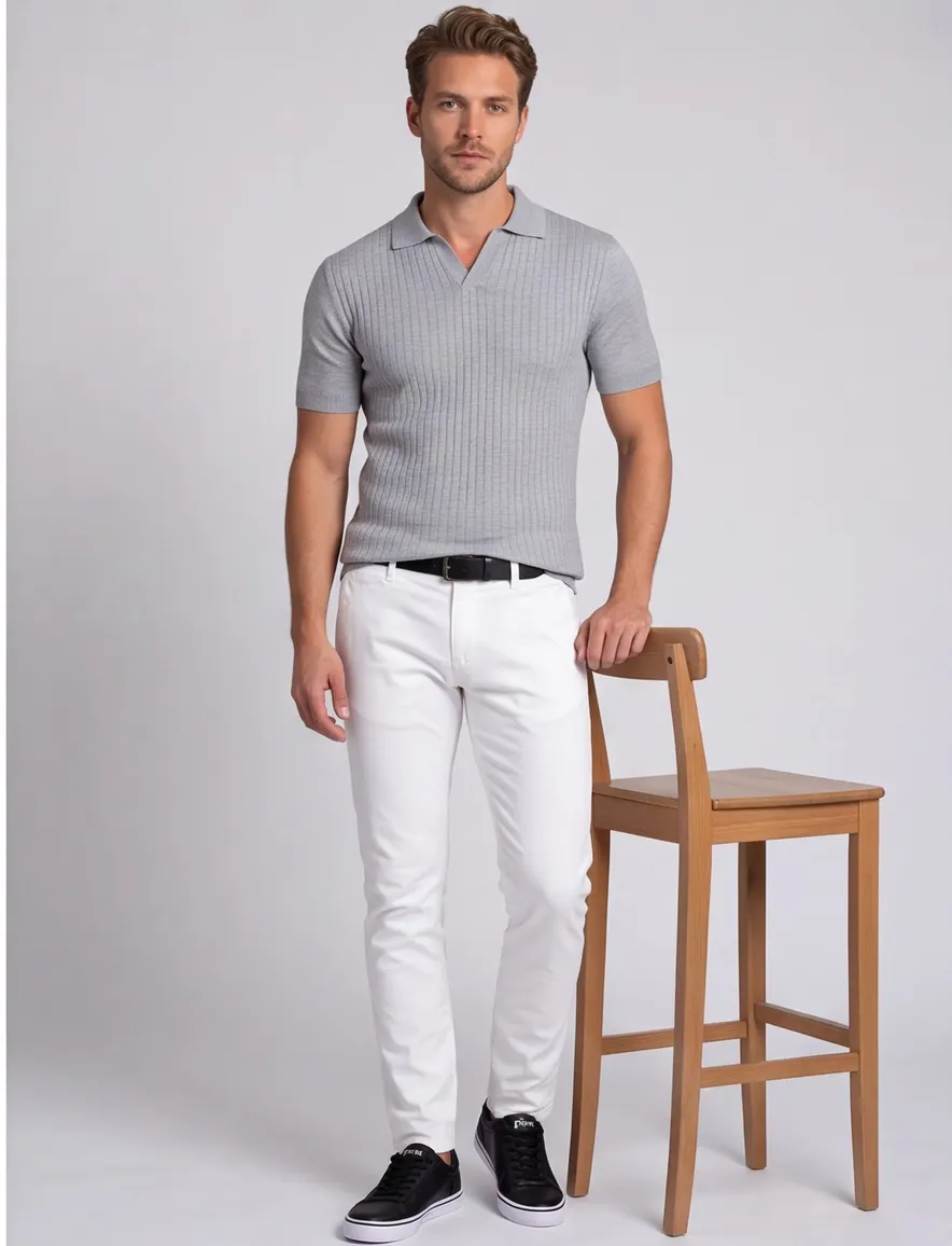 Gentiluomo polo-shirt grijs