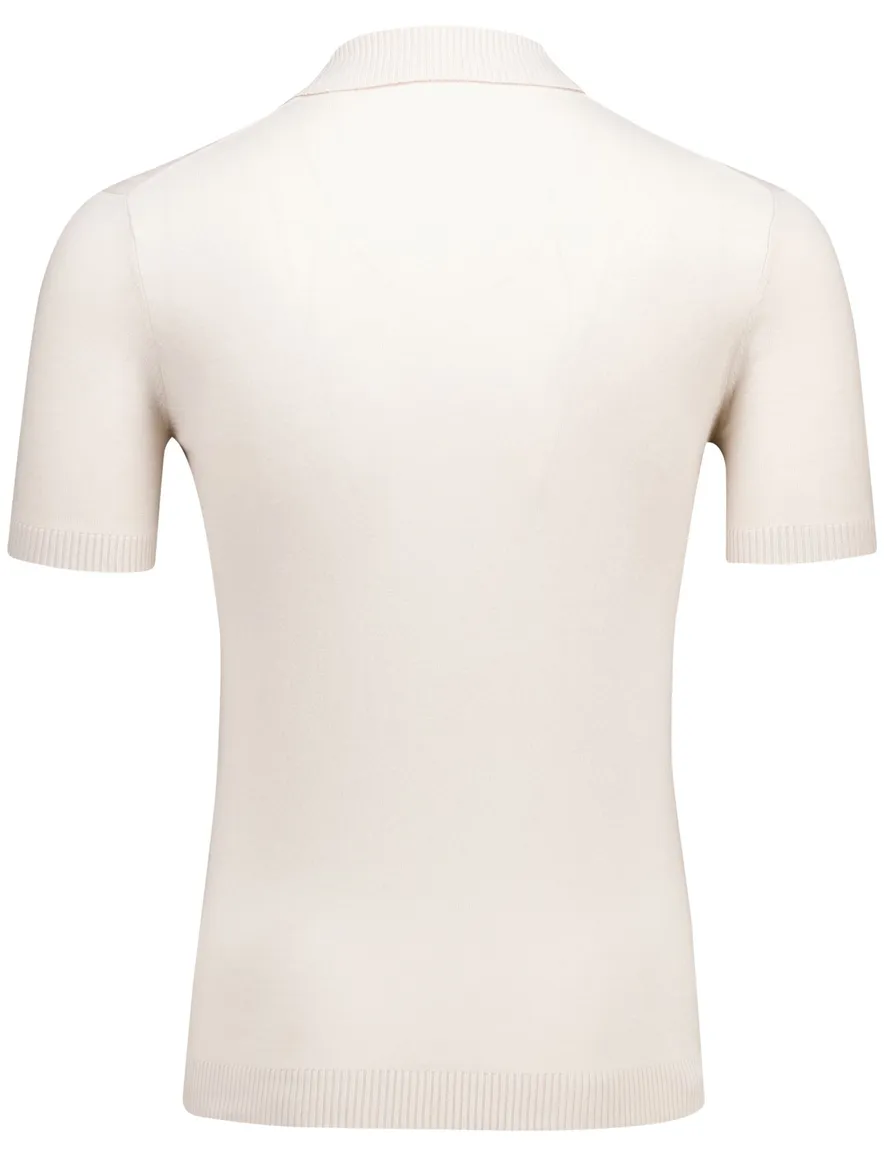 Gentiluomo polo beige v-hals