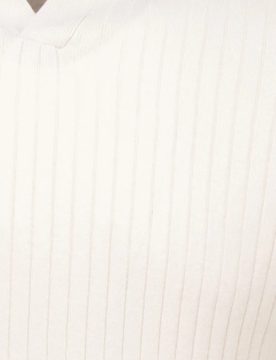 Gentiluomo polo beige v-hals
