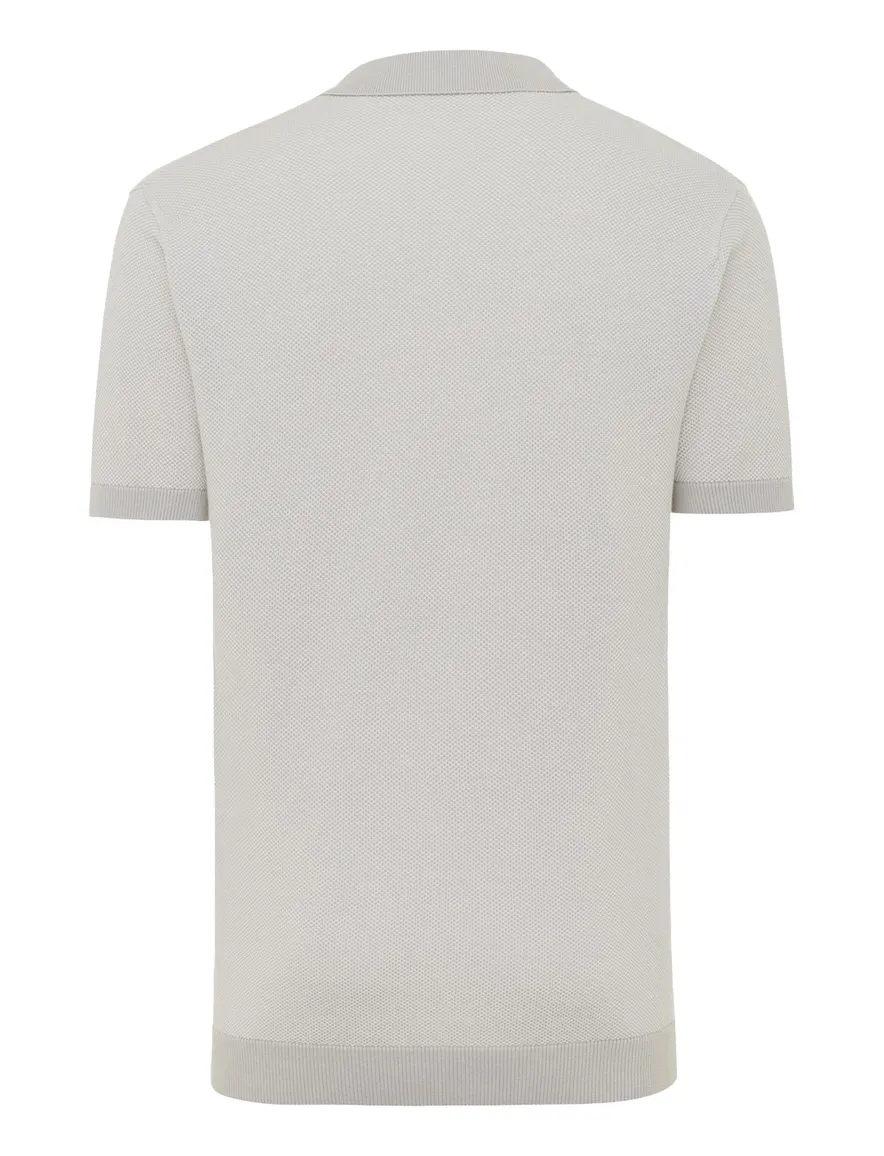 Gentiluomo polo grijs structuur