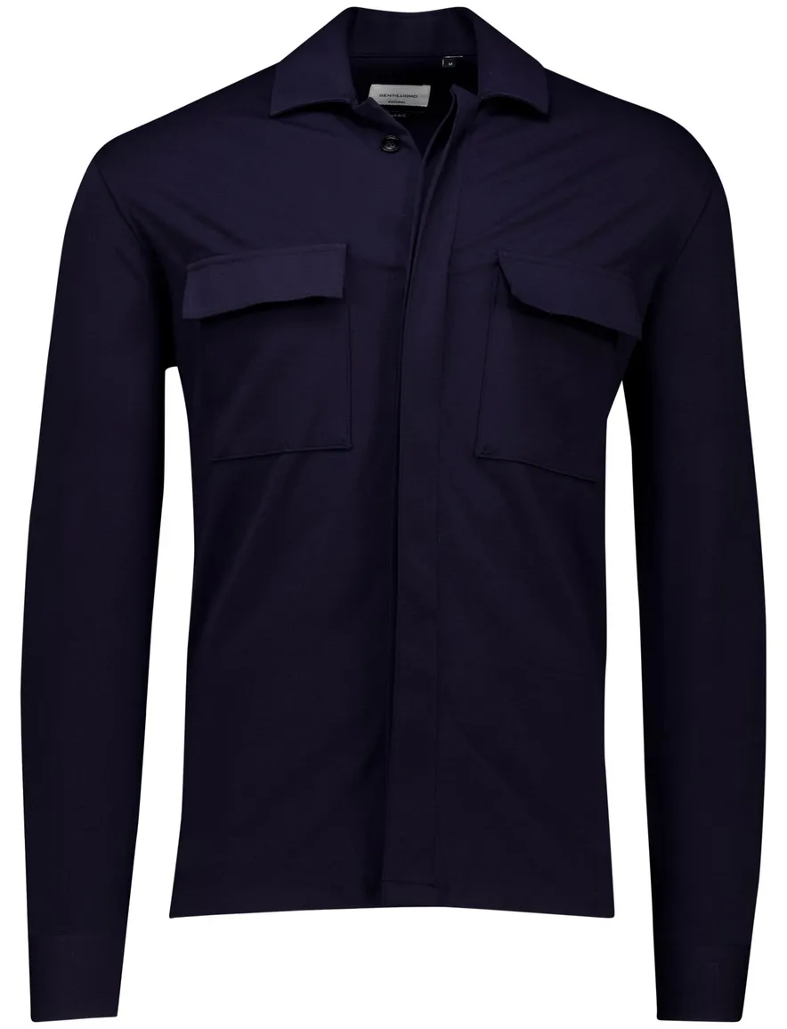 casual overhemd donkerblauw Gentiluomo