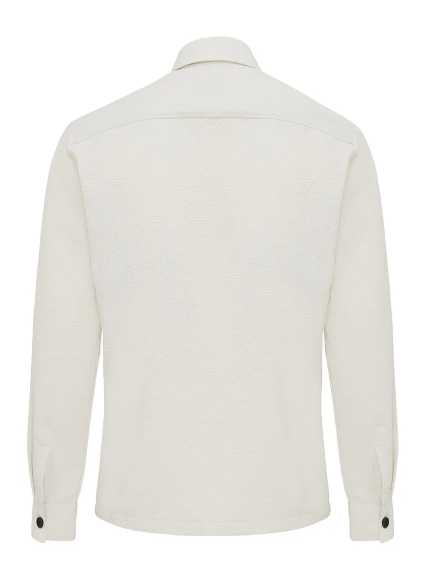 Genti overshirt polyester ecru