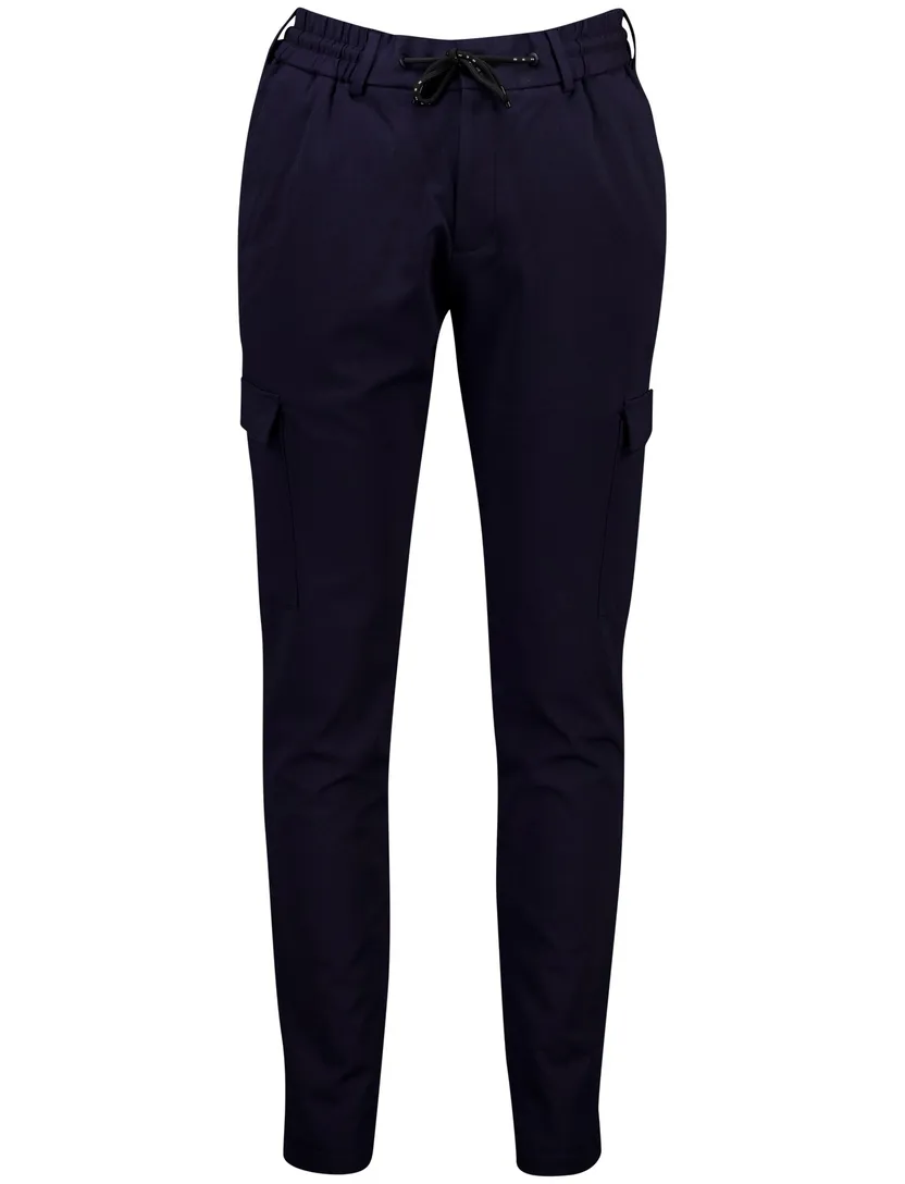 Genti chino donkerblauw effen