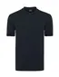 Genti polo donkerblauw effen