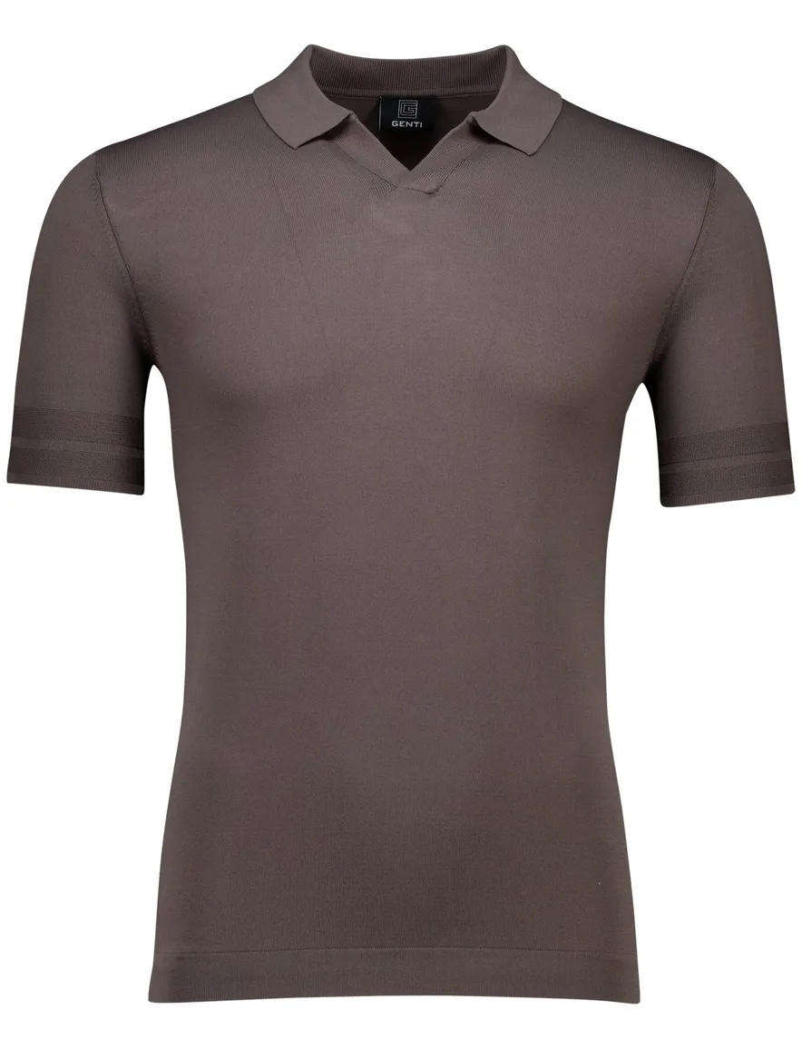 Genti polo bruin