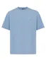 Genti T-shirt blauw effen normale fit polyamide