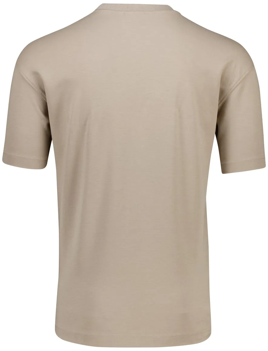 Genti T-shirt korte mouw beige