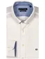 Giordano overhemd gebroken wit borstzak button-down