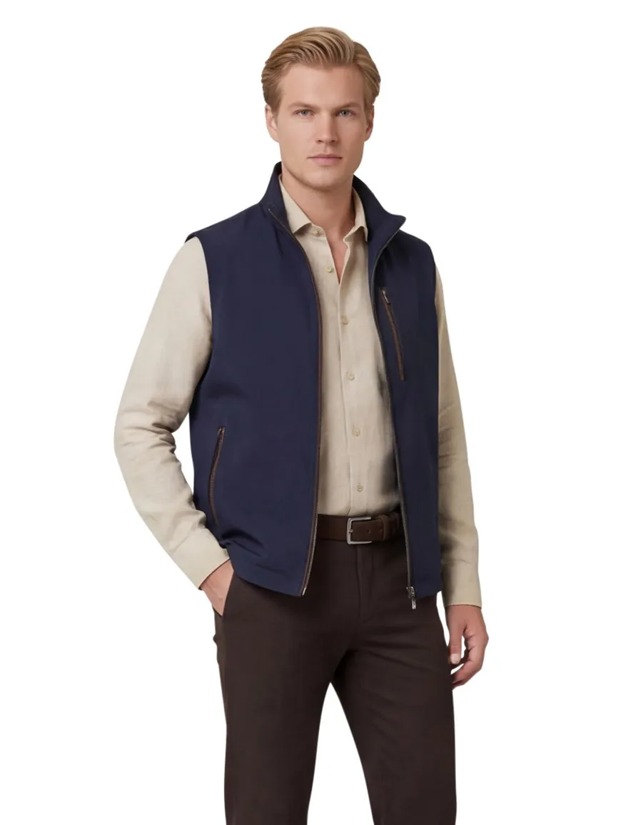 Paul & Shark bodywarmer blauw