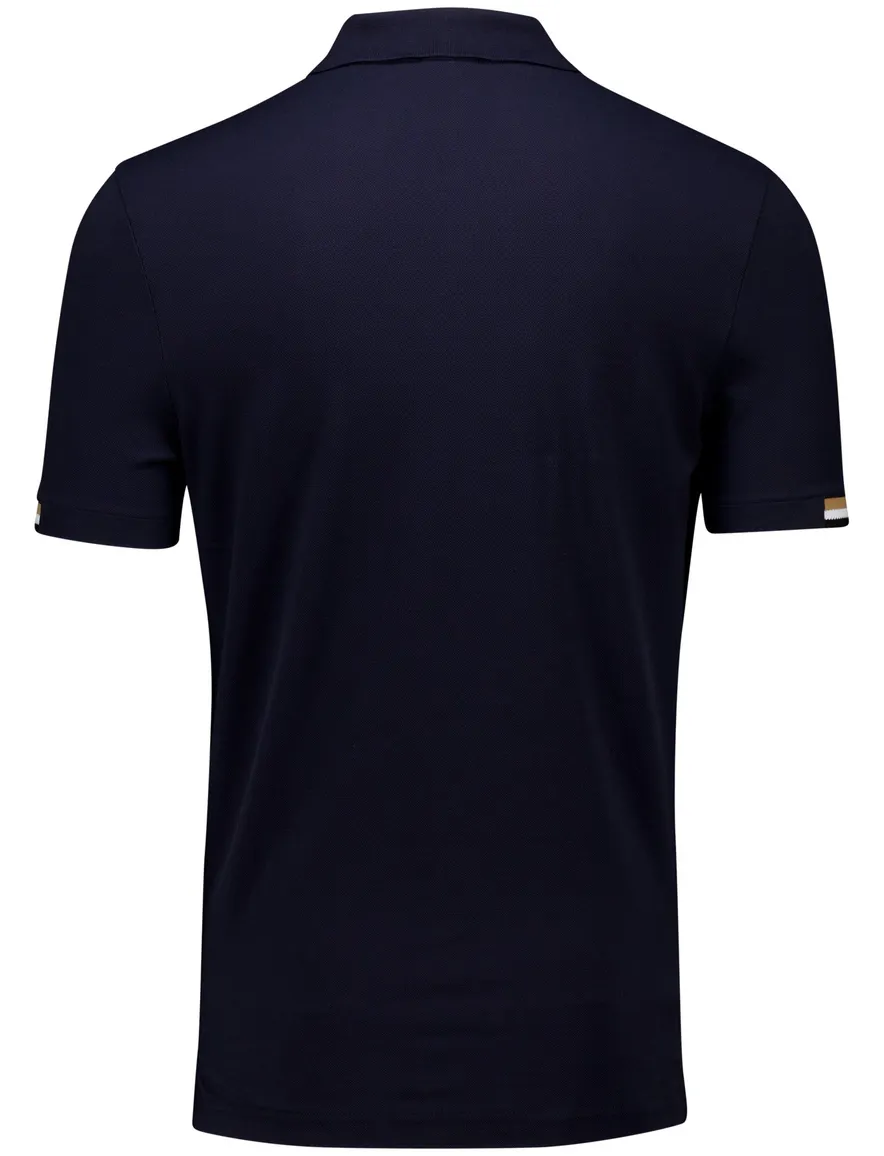Boss Black Parlay poloshirt donkerblauw pique