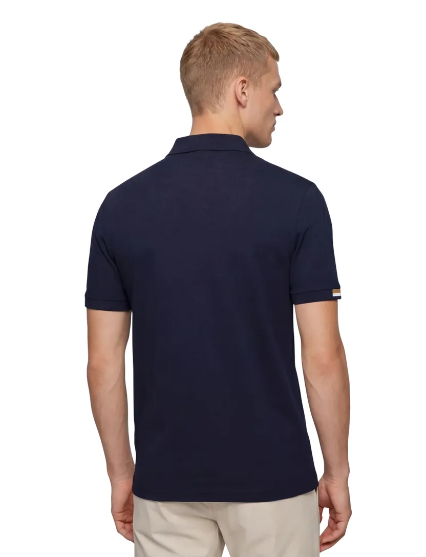 Boss Black Parlay polo donkerblauw