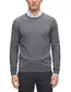 Boss trui Finest Italian Yarn grijs gebreid