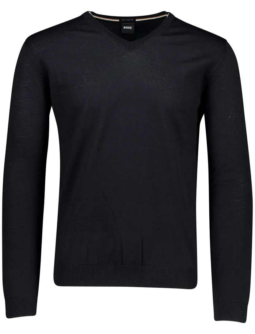 Boss Melba-P finest italian yarn zwart gebreid