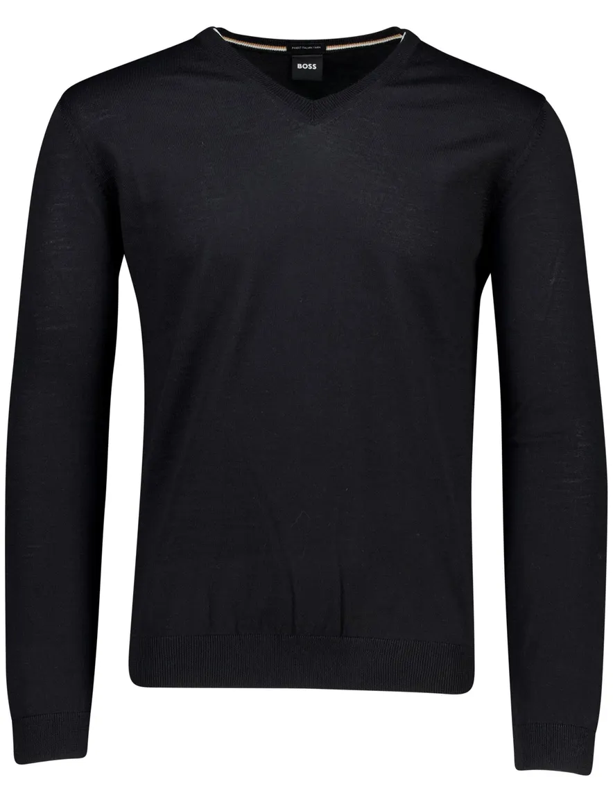 Boss Melba-P finest italian yarn zwart gebreid