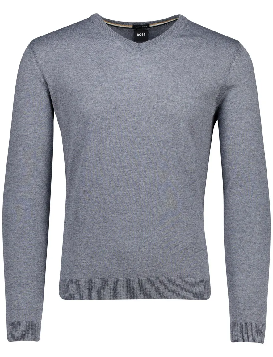 Boss Melba-P finest italian yarn grijs