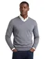 Boss Melba-P finest italian yarn grijs v-hals