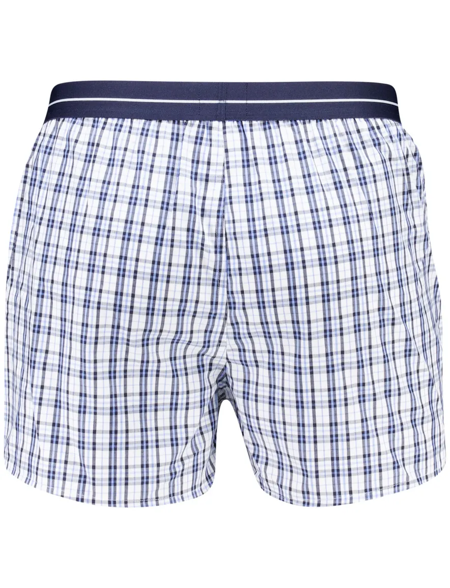 Boss Boxershorts wavenboxer 2-pack blauw