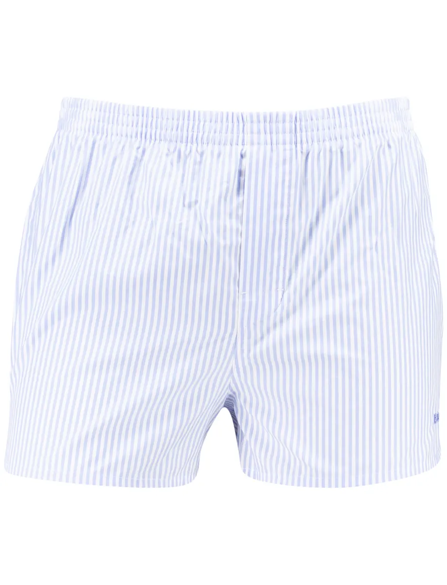 Boss boxershorts blauw-wit gestreept-geruit