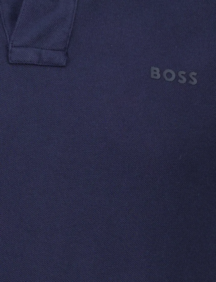 Hugo Boss Orange poloshirt donkerblauw prime