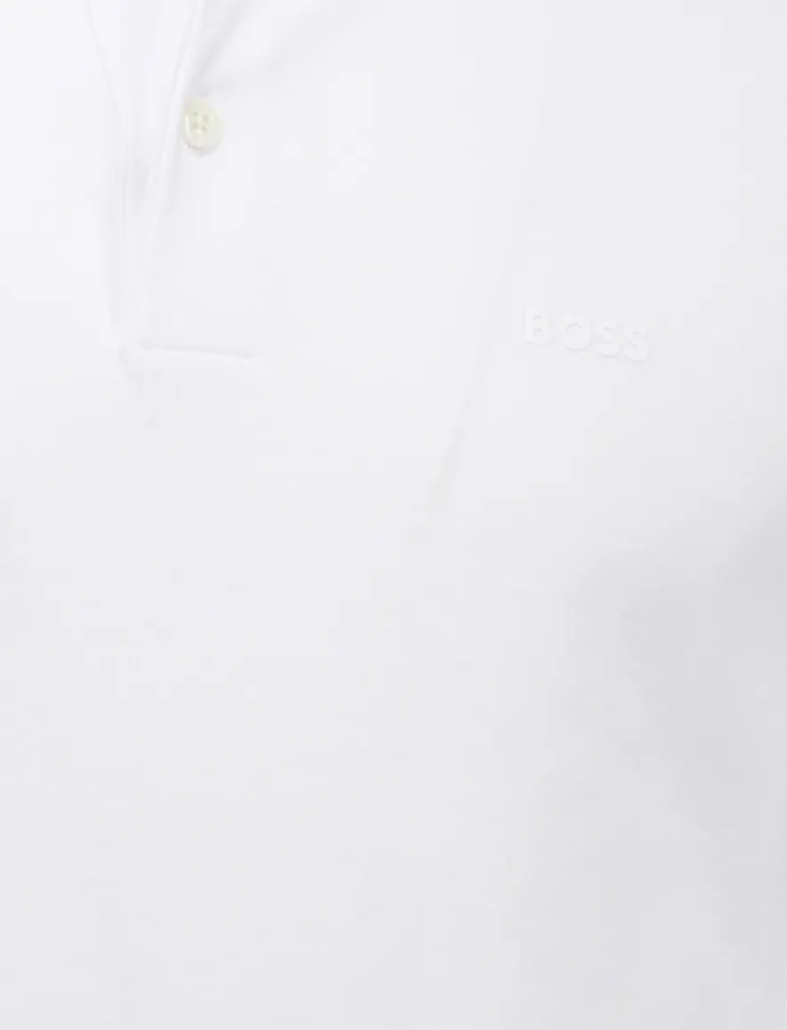 Hugo Boss polo wit White
