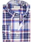 Gant overhemd wit geruit button-down wijde fit