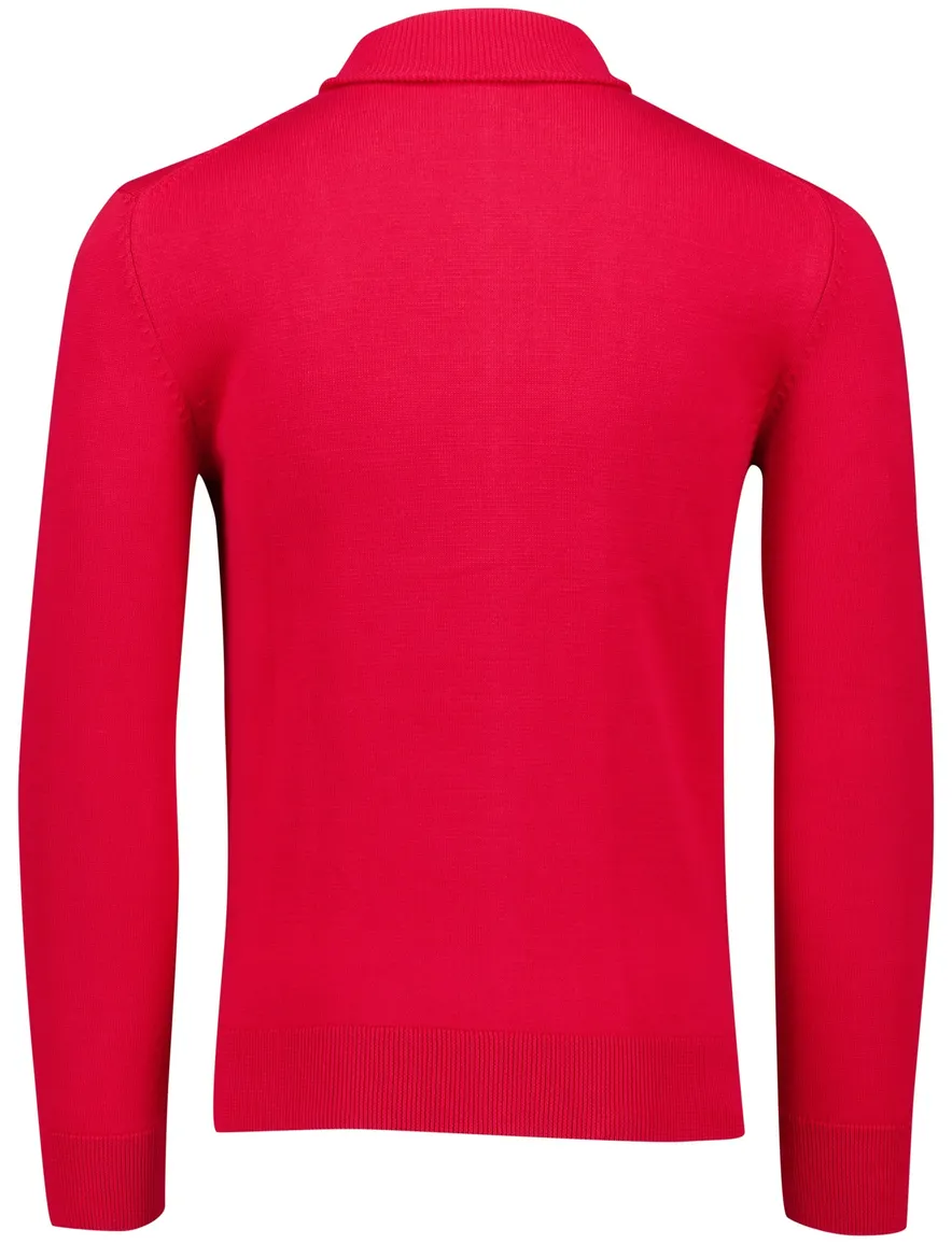 Gant vest rood katoen