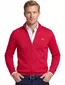 katoenen Gant vest rood effen normale fit