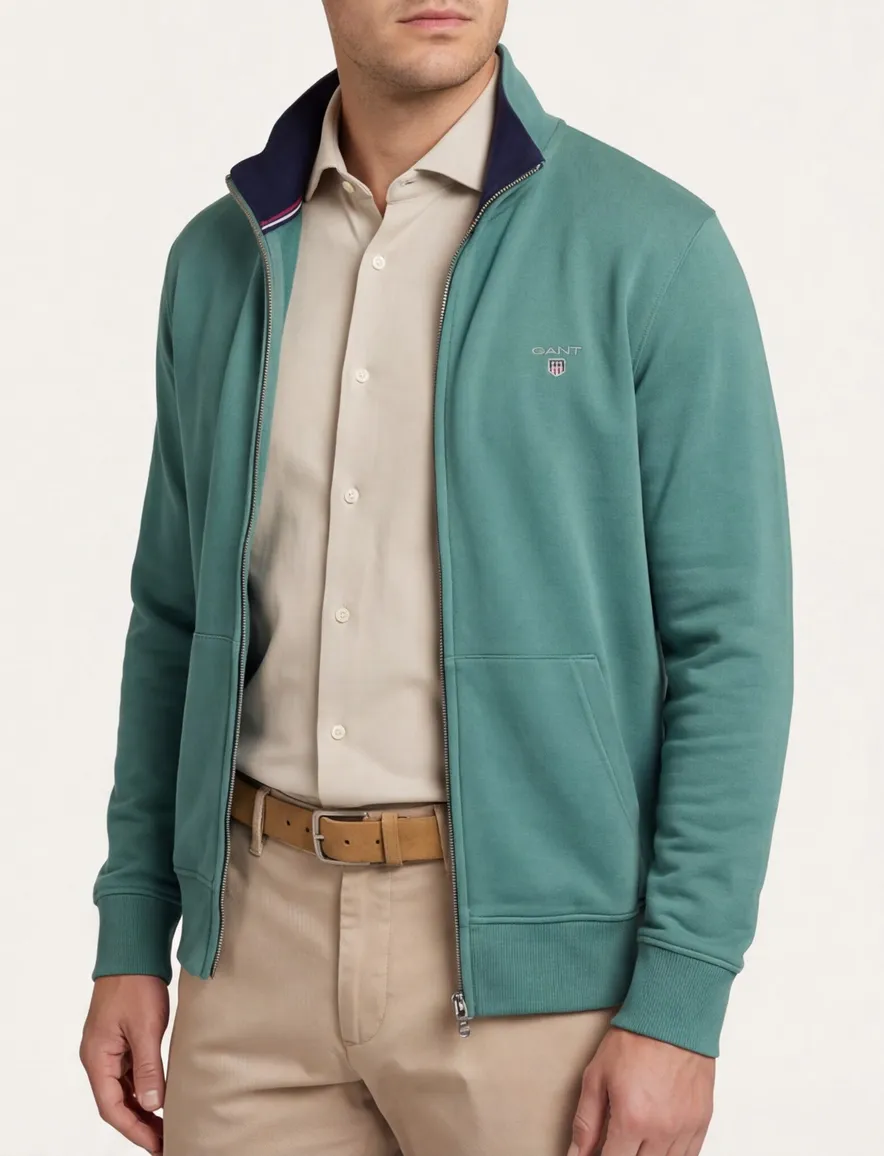 Gant vest groen regshield