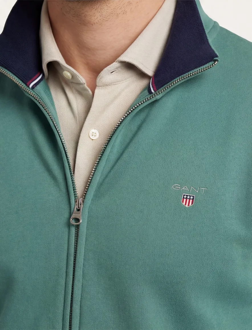 Gant vest groen regshield
