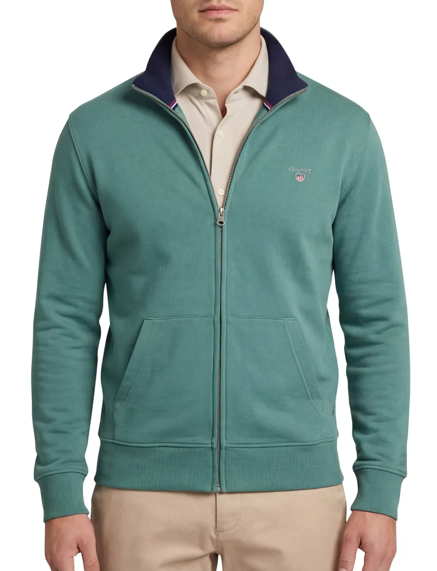 Gant vest groen regshield