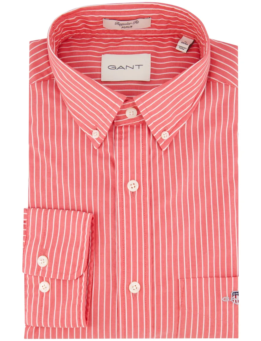 Gant overhemd rood button down