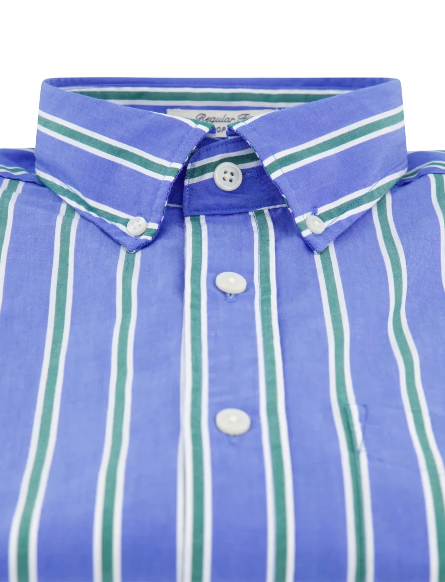 Gant overhemd blauw regular fit
