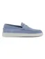 Blackstone instappers blauw leer