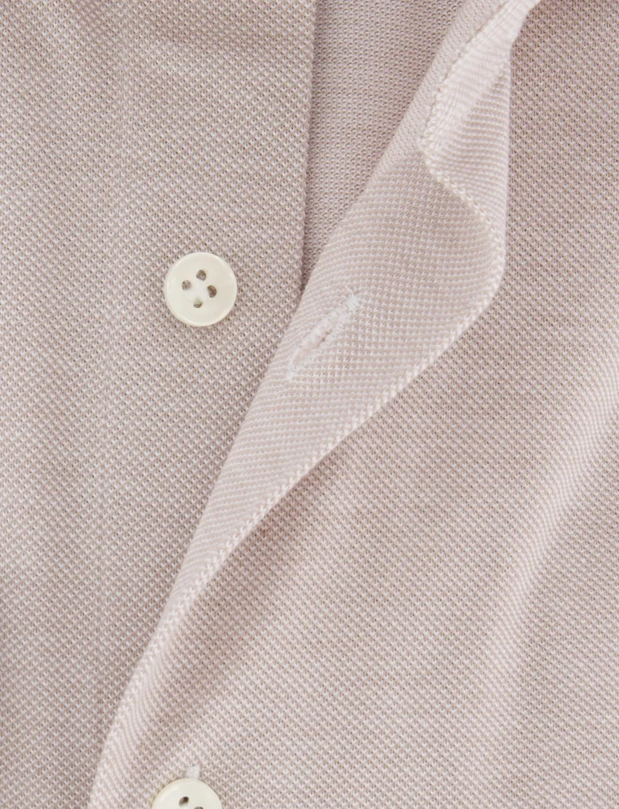 Profuomo overhemd knitted beige