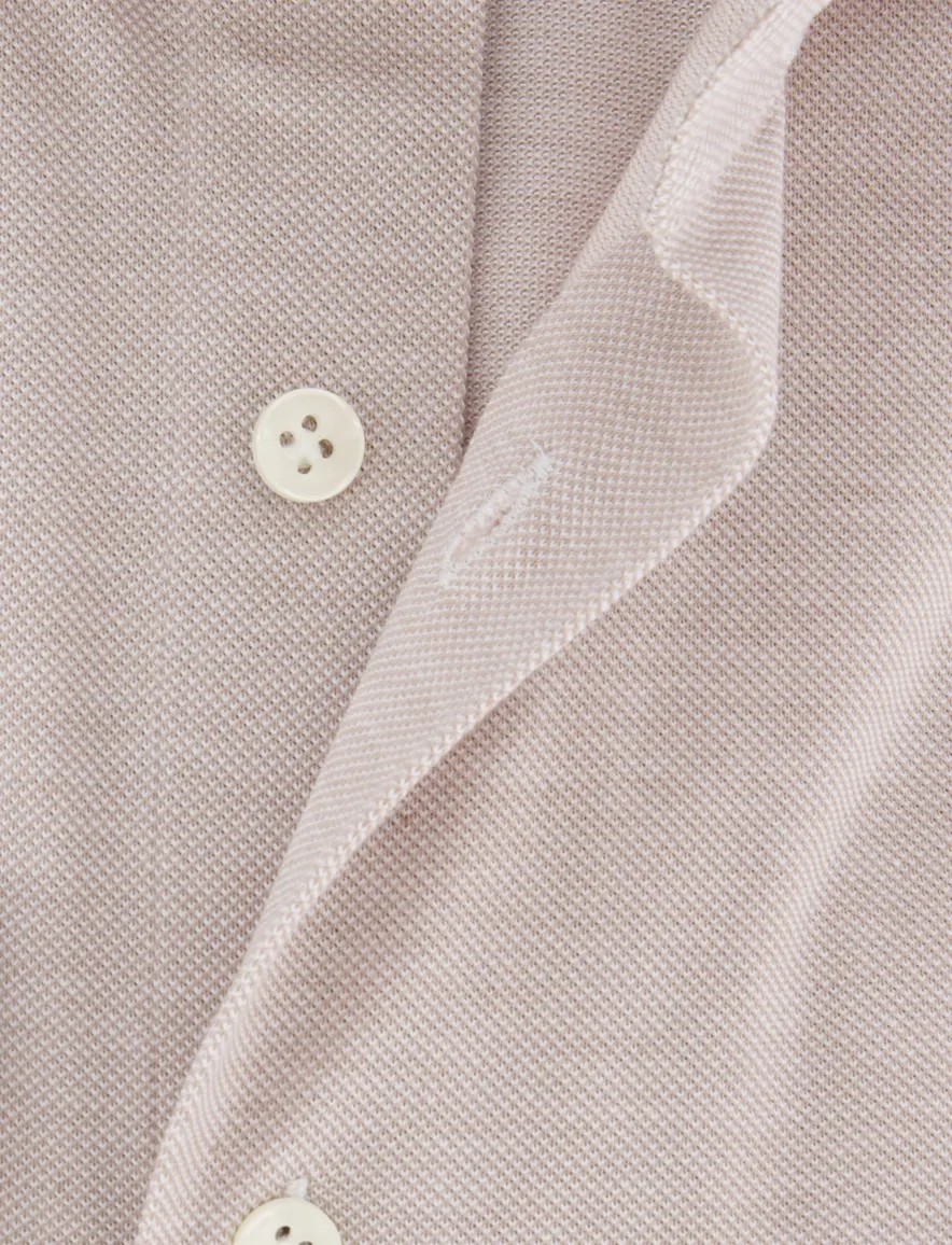 Profuomo overhemd knitted beige