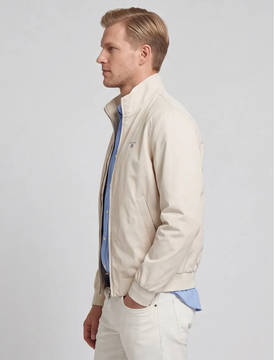 Gant Hampshire zomerjas creme polyester