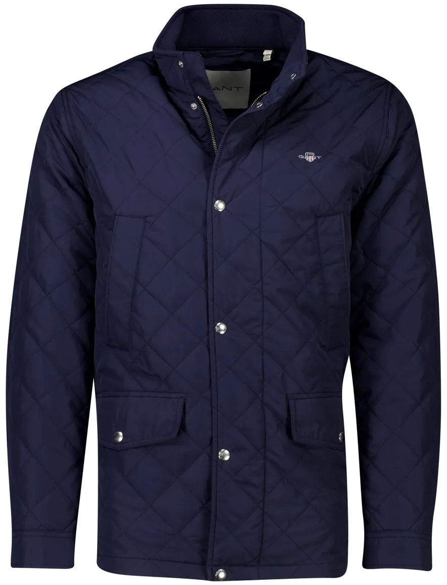 Gant Windcheater tussenjas donkerblauw polyester