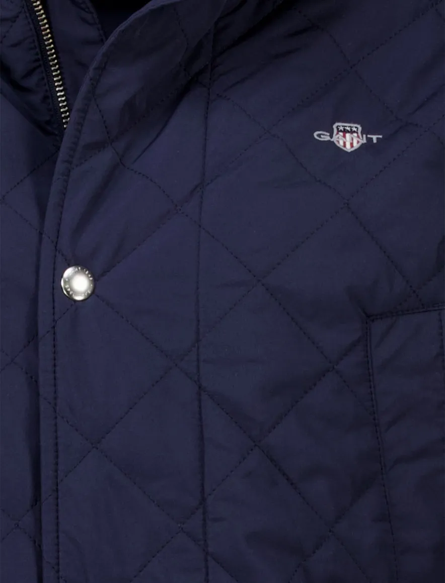 Gant Windcheater tussenjas donkerblauw polyester