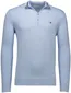 Gant half zip trui lichtblauw