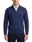 Gant half zip trui blauw katoen