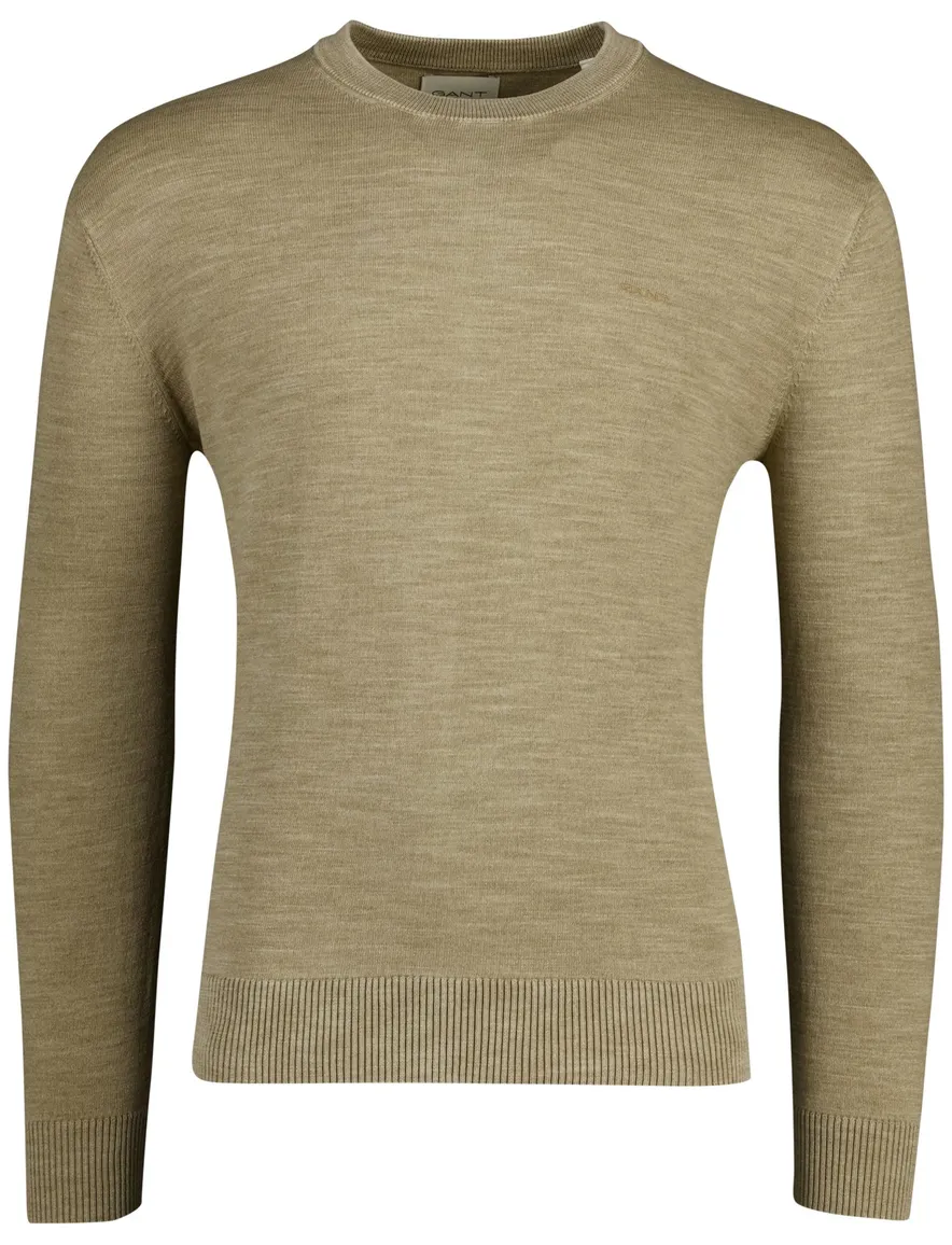 Gant sunfaded crew neck bruin