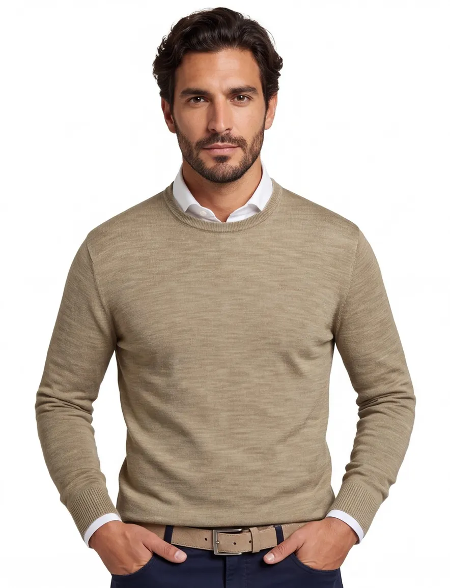 Gant sunfaded crew neck bruin