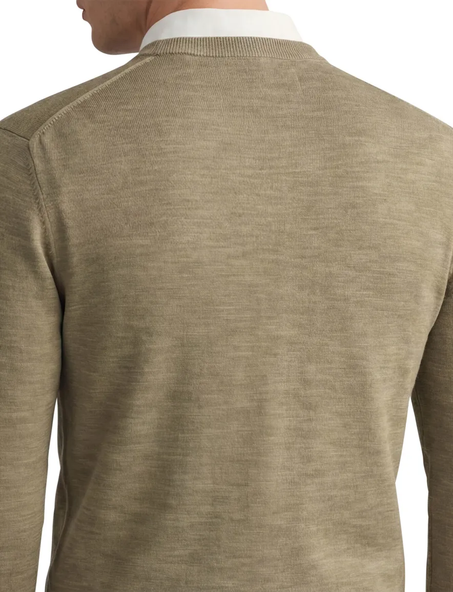 Gant sunfaded crew neck khaki