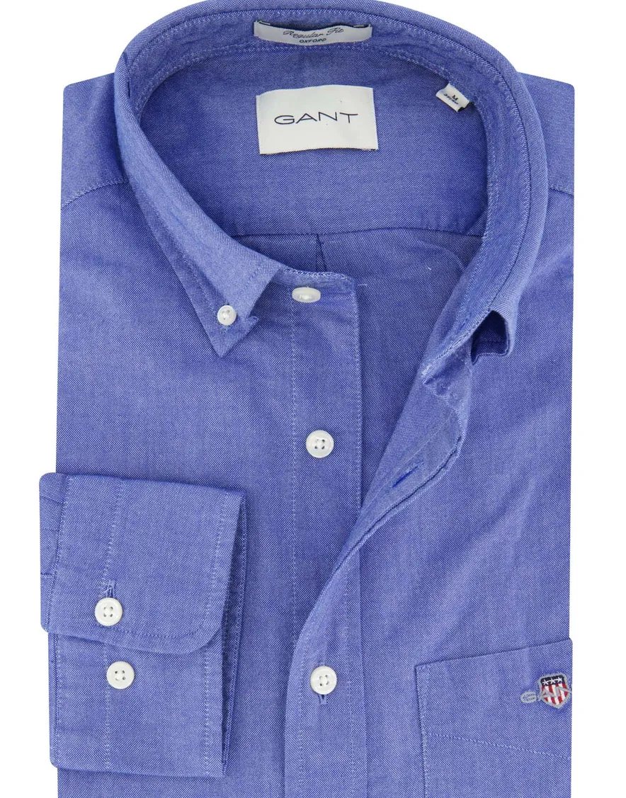 Gant casual overhemd blauw
